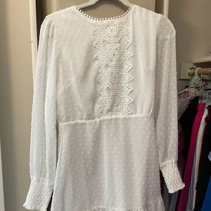 White boutique dress